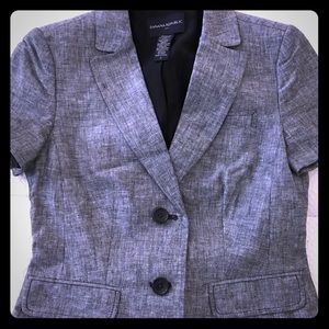 Banana Republic short sleeved suit jacket, Sz 2